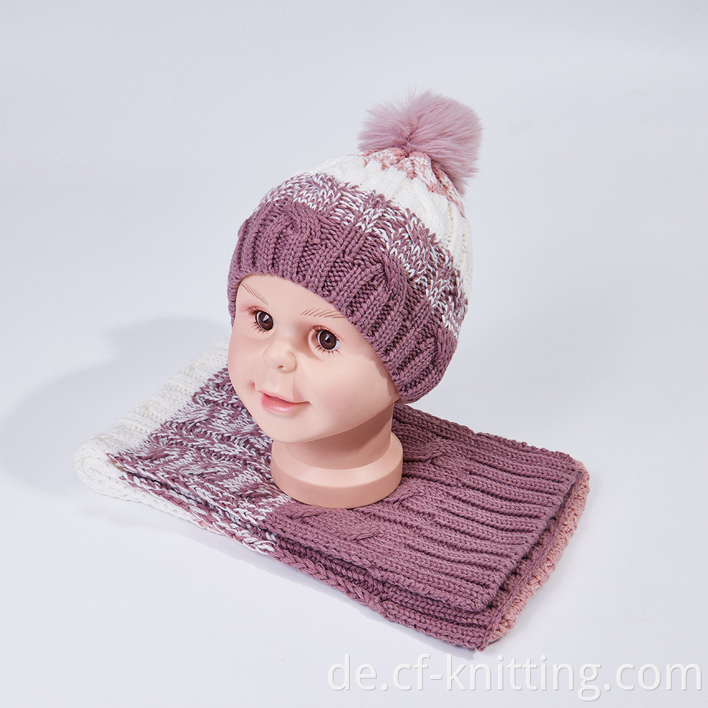 Cf T 0003 Knitted Hat And Scarf 6